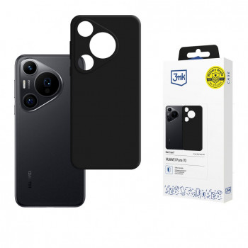 3mk Matt Case dėklas išmaniajam telefonui Huawei Pura 70, juodos spalvos