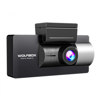 Vaizdo registratorius WOLFBOX i17: 4K priekinė + 2,5K galinė + 1080p salono kamera, Wi-Fi, 64 GB
