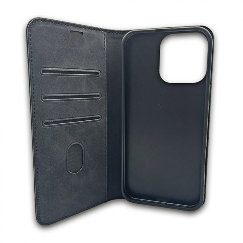 TFO Smart Suede telefono dėklas iPhone 17 Pro Max 6,9 / iPhone 18 Pro Max 6,9, juodas