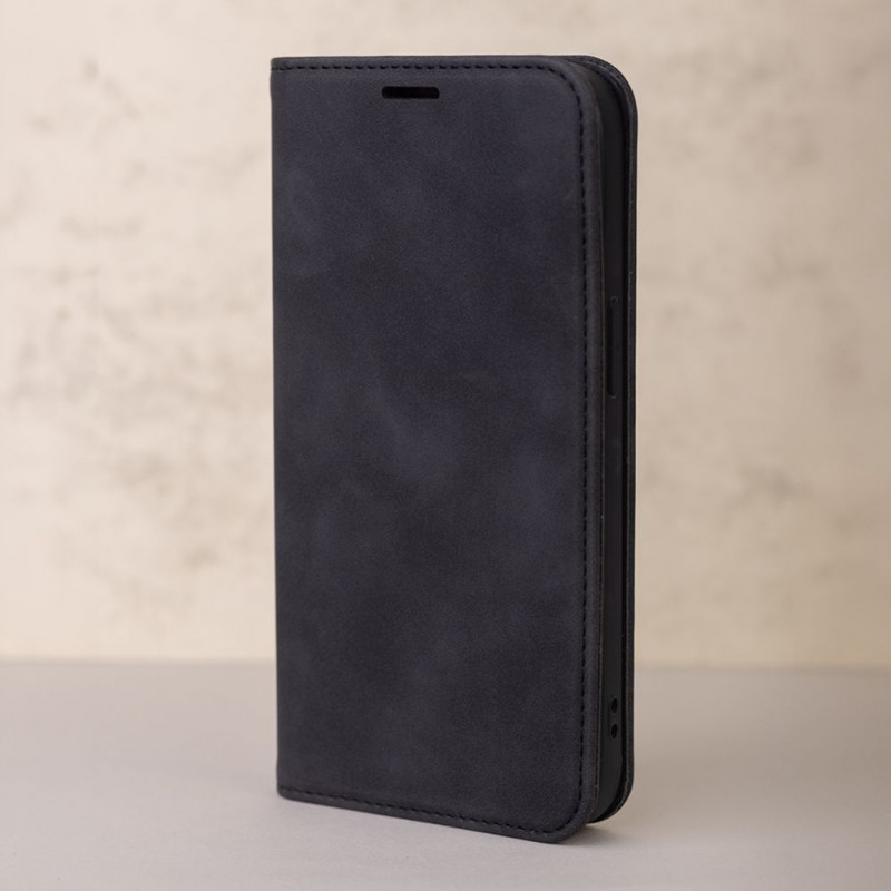 TFO Smart Suede telefono dėklas iPhone 17 Pro Max 6,9 / iPhone 18 Pro Max 6,9, juodas