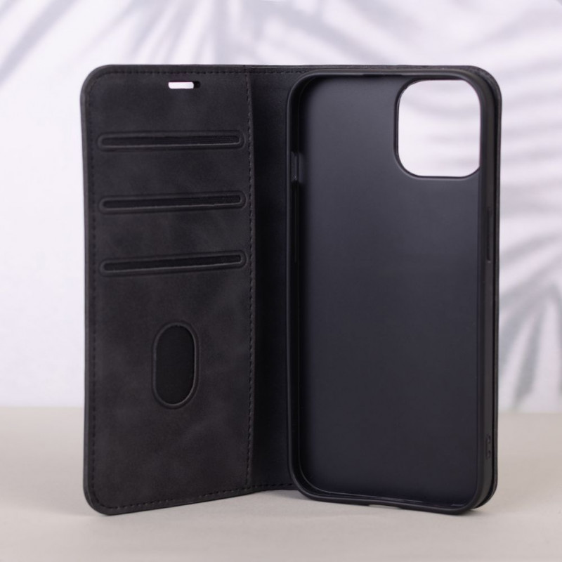TFO Smart Suede telefono dėklas iPhone 17 Pro Max 6,9 / iPhone 18 Pro Max 6,9, juodas