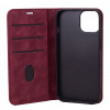 TFO Smart Suede telefono dėklas iPhone 17 Pro 6,3 / iPhone 18 Pro 6,3, bordo