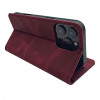 TFO Smart Suede telefono dėklas iPhone 17 Pro Max 6,9 / iPhone 18 Pro Max 6,9, bordo