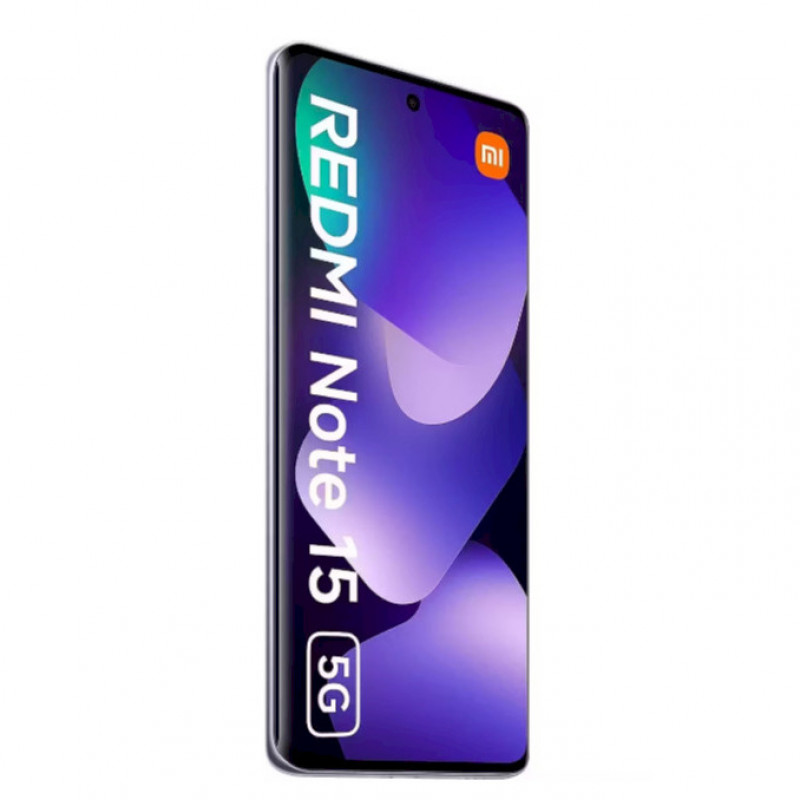 Xiaomi Redmi Note 15 5G telefonas, 2 SIM, 12 GB + 512 GB, rūko violetinis