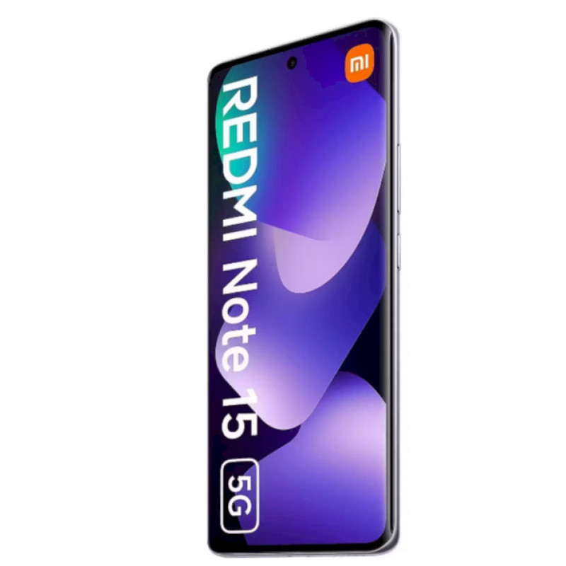 Xiaomi Redmi Note 15 5G telefonas, 2 SIM, 12 GB + 512 GB, rūko violetinis