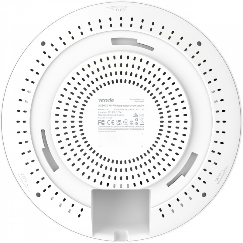 Tenda i29 belaidis prieigos taškas, Wi-Fi 6 AX3000, PoE