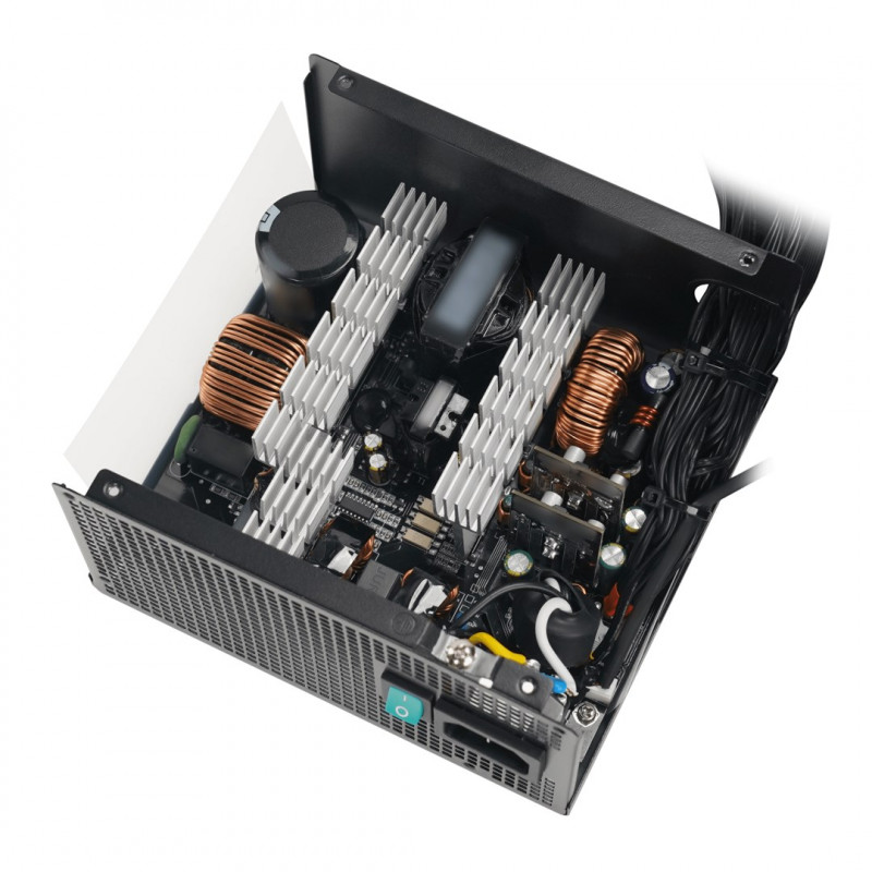 DeepCool PL750D R-PL750D-FC0B-EU PC maitinimo blokas, 750 W, ATX 20+4 pin, juodas
