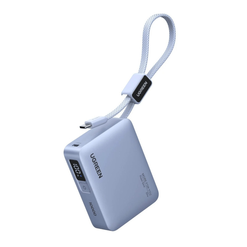 Ugreen PB584 nešiojama baterija 10000 mAh, pilka