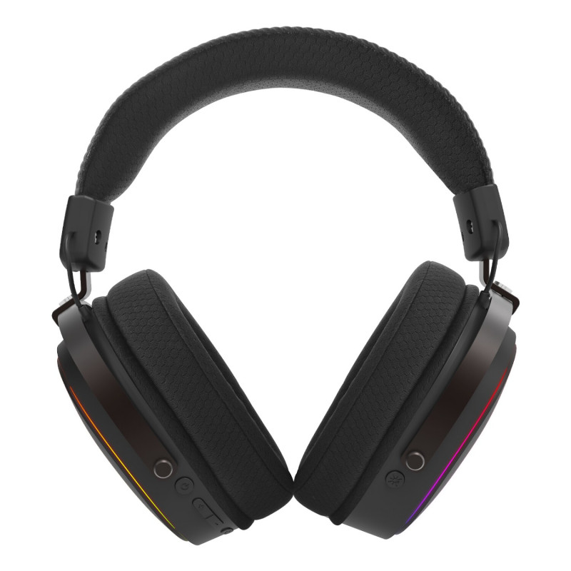 Redragon FURY WRS H831 juodos belaidės žaidimų ausinės su mikrofonu
