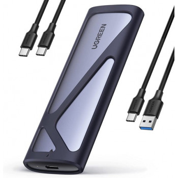 Ugreen CM400 90264 išorinė M.2 SSD dėžutė, USB 3.2 Gen 2, pilka