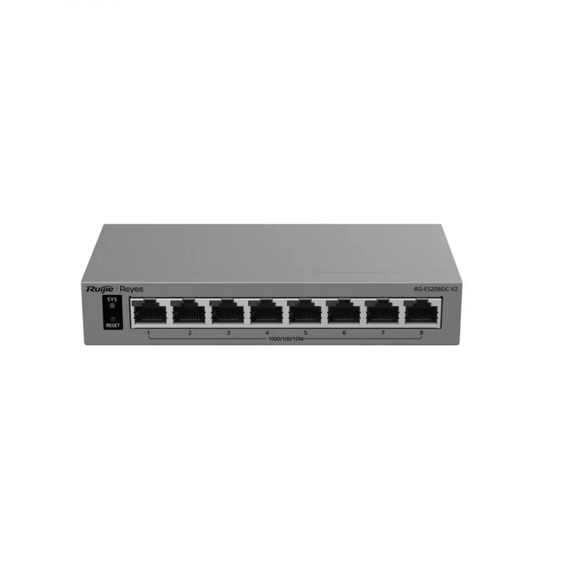 Reyee RG-ES208GC-V2 tinklo komutatorius su 8 prievadais