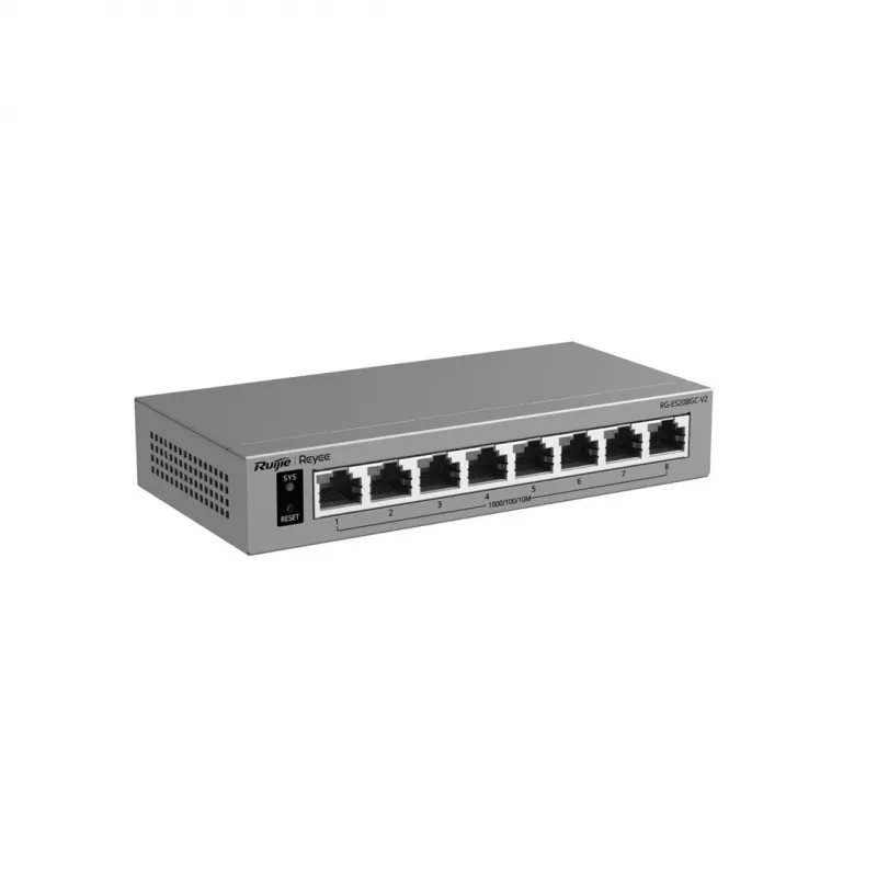 Reyee RG-ES208GC-V2 tinklo komutatorius su 8 prievadais