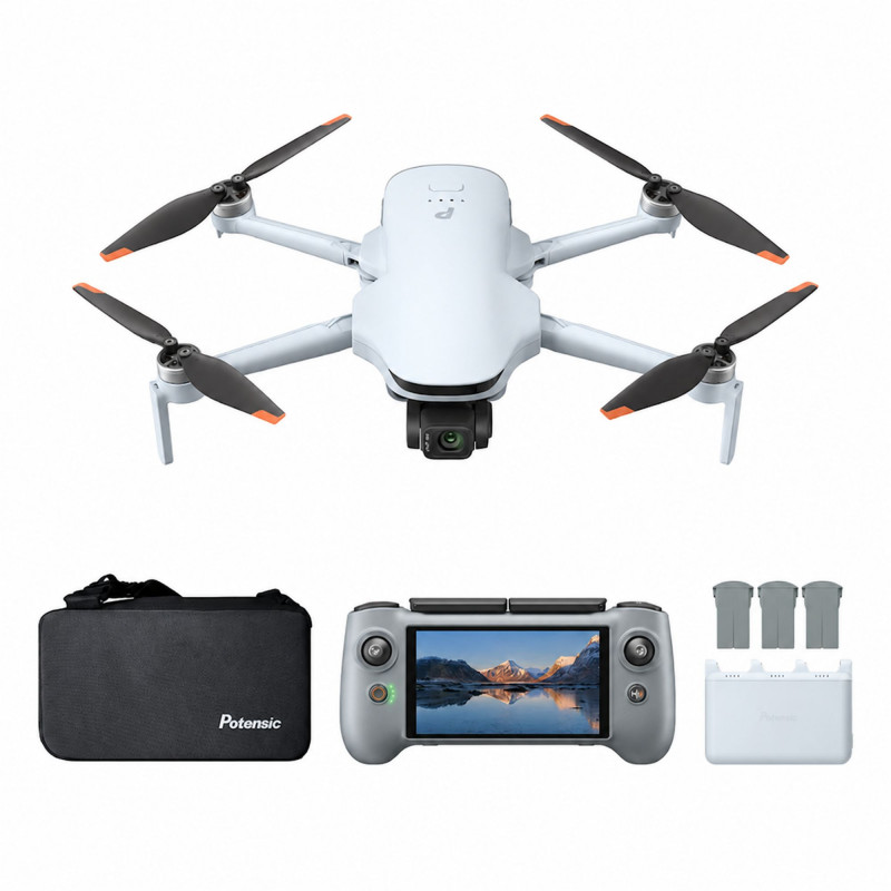 Dronas Potensic Atom 3 Fly More Combo su pulteliu RC PTD 2