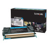 Lexmark X748H1CG tonerio kasetė spausdintuvams X748de, X748de LDS, X748de Statoil, X748dte (žydra)