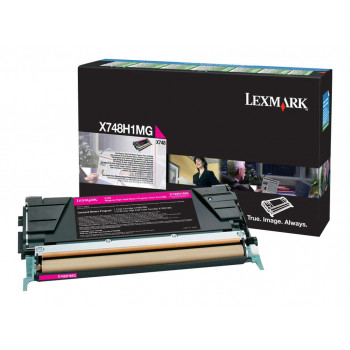 Lexmark X748H1MG tonerio kasetė spausdintuvams X748de, X748de LDS, X748de Statoil, X748dte (purpurinė)