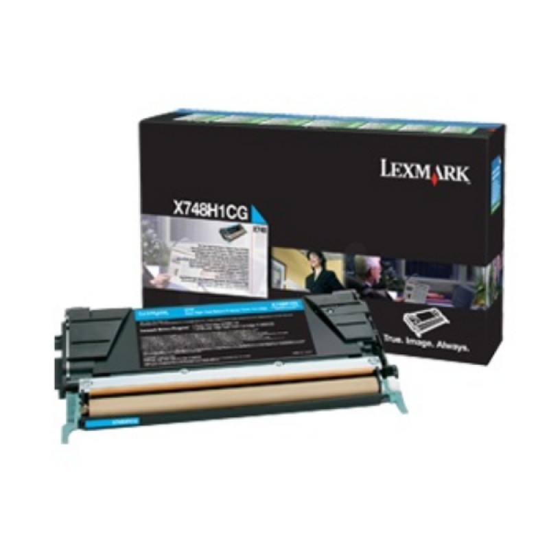 Lexmark X748H3CG tonerio kasetė spausdintuvams X748de, X748dte (žydra)