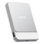 Belkin UltraCharge Pro Slim BPD022HQWH magnetinis nešiojamas akumuliatorius, 10000 mAh, 25 W, sidabrinis, su ekranu