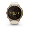 Garmin Fenix 9 Pro 010-04335-26 išmanusis laikrodis, 43 mm, Autumn Gold spalvos titanas, kreminis / pilkas silikoninis dirželis