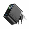 Cellularline TFT Multiport Charger 67 W GaN greitojo įkrovimo įkroviklis, 2 x USB-C, 1 x USB-A