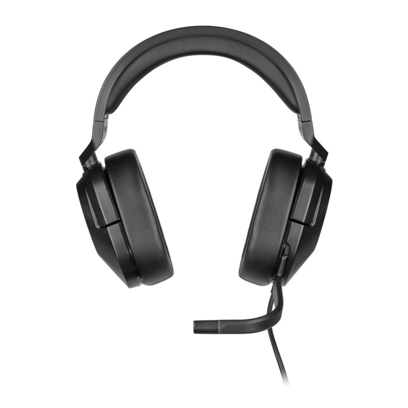Corsair HS55 Surround CA-9011260-AP laidinės ausinės su mikrofonu žaidimams, Dolby Audio 7.1, anglies juodos