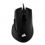 Corsair IRONCLAW RGB CH-9307011-AP pelė žaidėjams, 18000 DPI, juodos spalvos