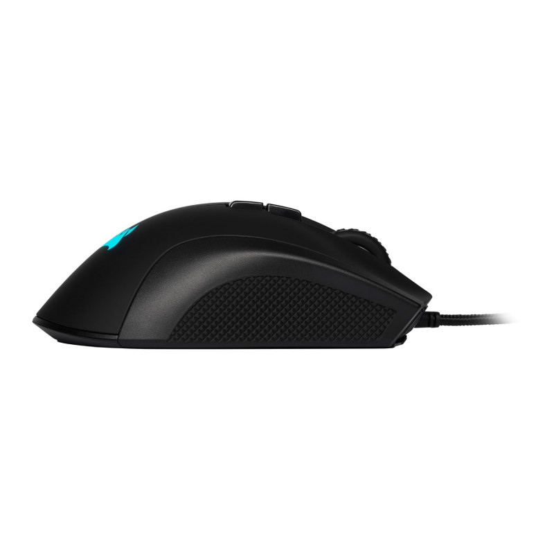 Corsair IRONCLAW RGB CH-9307011-AP pelė žaidėjams, 18000 DPI, juodos spalvos