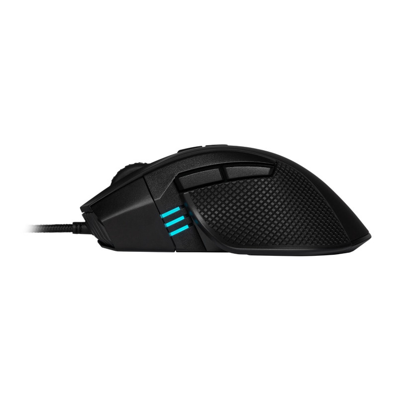 Corsair IRONCLAW RGB CH-9307011-AP pelė žaidėjams, 18000 DPI, juodos spalvos
