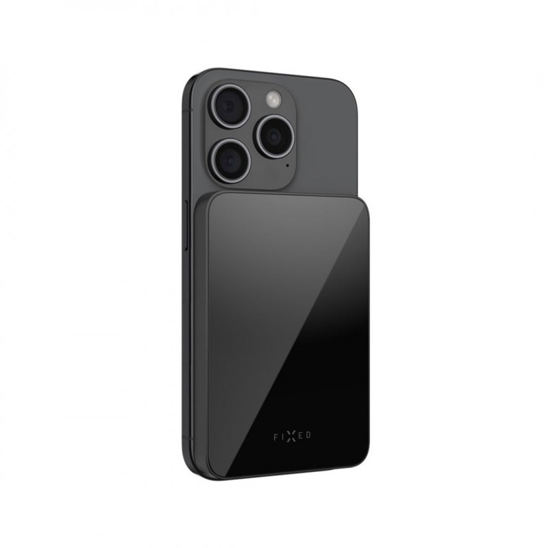Fixed MagZen 10 Crystal išorinis akumuliatorius, Qi2, 10000 mAh, juodas