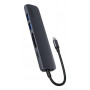 Epico 6in1 Alu Hub 8K USB-C jungčių šakotuvas, dangaus mėlynos spalvos
