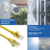 ACT FC1805 U/UTP CAT6A TPE itin lankstus tinklo kabelis su RJ45 kištukais, 5 m, geltonas