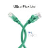 ACT FC1701 žalias U/UTP CAT6A tinklo kabelis, TPE, itin lankstus, RJ45, 1 m