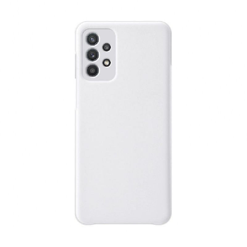 Samsung Smart S View Wallet Cover dėklas, skirtas Galaxy A32 5G, baltas