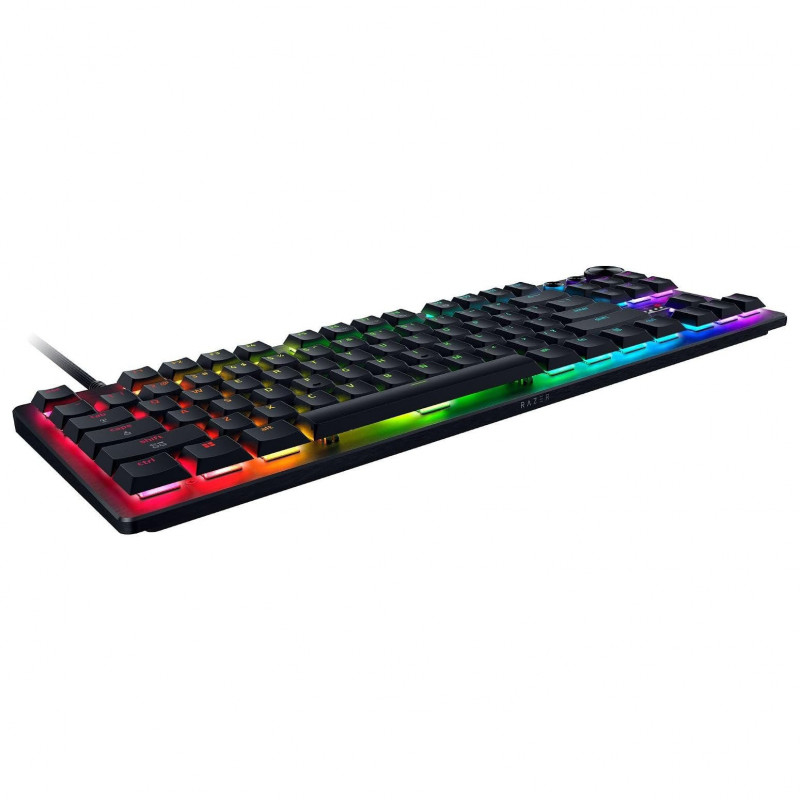 Razer Huntsman V3 Pro Low-Profile TKL klaviatūra žaidimams, analoginiai jungikliai, DE (ISO) išdėstymas, juodos spalvos