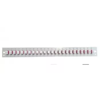 EFB Elektronik SB-FP-24SC-S-OS2 pilkas priekinis skydelis, 24 x LC duplex jungtys, OS2
