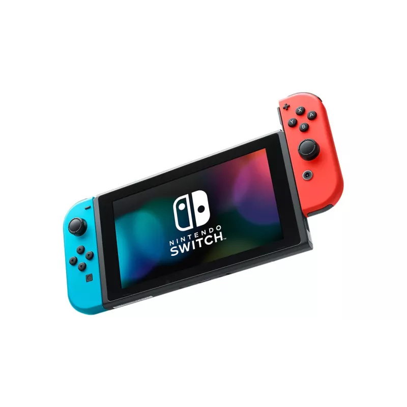Nintendo Switch (naujas modifikuotas modelis) nešiojama žaidimų konsolė, juoda / mėlyna / raudona, 15,8 cm (6,2 colio), 32 GB, Wi-Fi