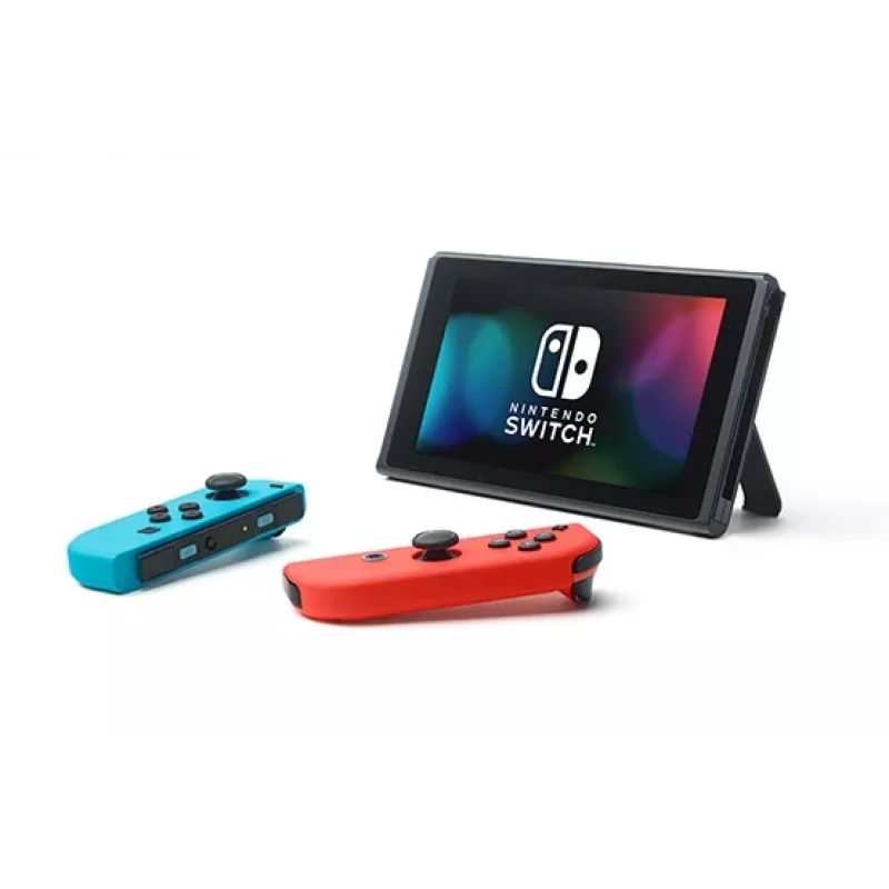 Nintendo Switch (naujas modifikuotas modelis) nešiojama žaidimų konsolė, juoda / mėlyna / raudona, 15,8 cm (6,2 colio), 32 GB, Wi-Fi