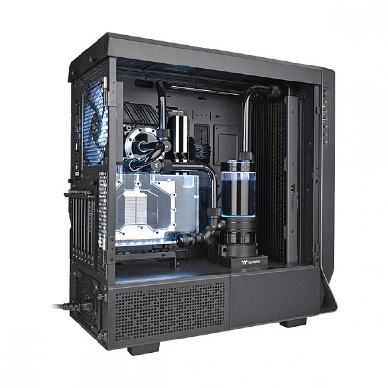 Thermaltake Pacific SR420 plonas radiatorius savo rankomis surenkamam skysčio aušinimui, juodas