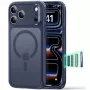 ESR Classic Hybrid MagSafe telefono dėklas iPhone 17 Pro / 18 Pro, matinis mėlynas