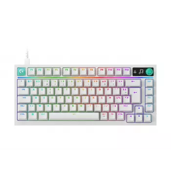 Klaviatūra Logitech G316 X 75, 920-014315, baltos spalvos, FR