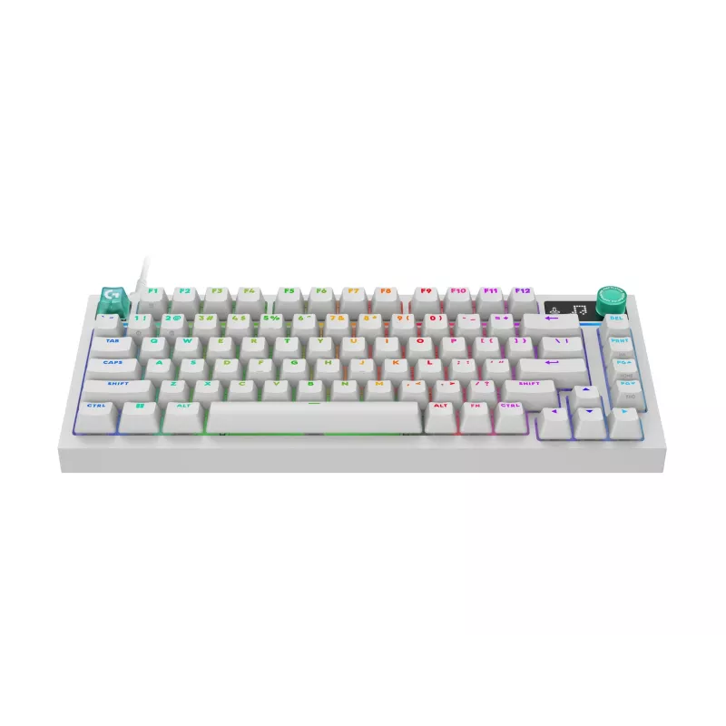 Klaviatūra Logitech G316 X 75, 920-014315, baltos spalvos, FR