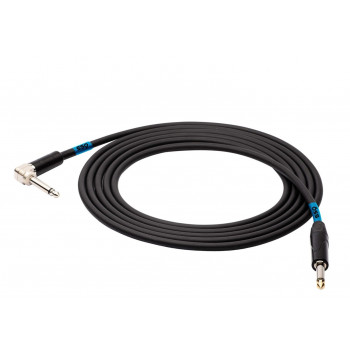 SSQ JMPJMK2 SS-1440 kabelis mono Jack – mono Jack (pasuktas 90 laipsnių), 2 m, juodas