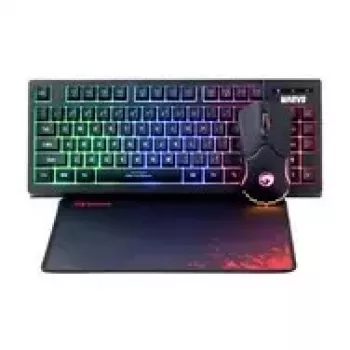 Marvo Loot 30 CM310 EN komplektas su pelės kilimėliu, juodos spalvos