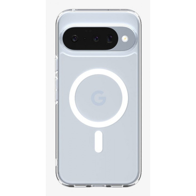Spigen Ultra Hybrid MagSafe telefono dėklas Google Pixel 10 Pro / Pixel 10, baltai skaidrus