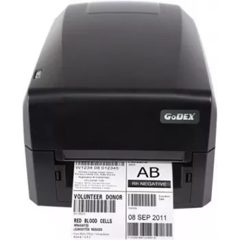 Godex GE330 etikečių spausdintuvas: terminis tiesioginis / terminio perdavimo, 300 dpi, USB 2.0, LAN, nuoseklusis prievadas