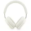 Guess GUE005824 Metallic Effect Metal Script Logo ausinės su Bluetooth ir ENC, smėlio spalvos