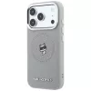 Karl Lagerfeld KF003302 Point & Choupette Sketch MagSafe telefono dėklas, skirtas iPhone 18 Pro Max / 17 Pro Max, pilkas
