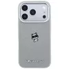 Karl Lagerfeld KF003302 Point & Choupette Sketch MagSafe telefono dėklas, skirtas iPhone 18 Pro Max / 17 Pro Max, pilkas