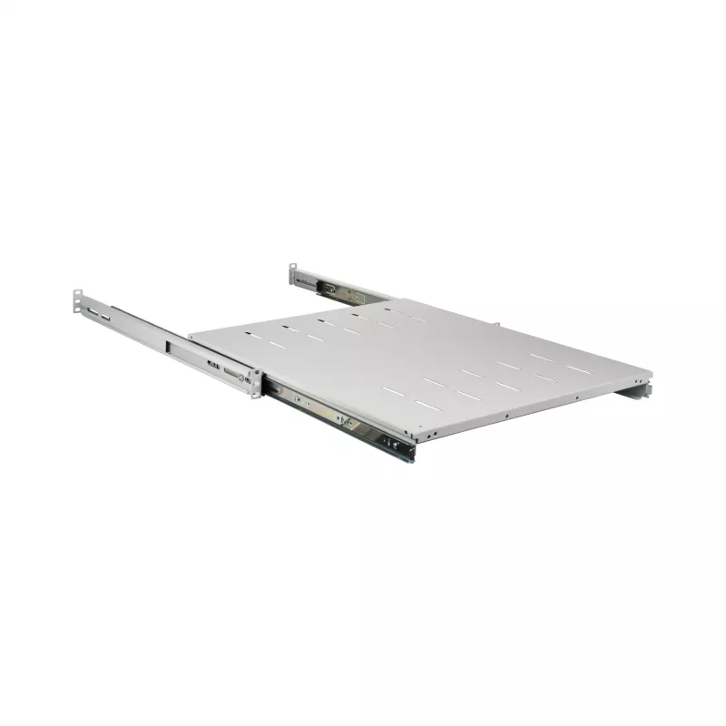 EFB Elektronik 691651NAGR.68 ištraukiama 19″ lentyna, 1U, įrengimo gylis 378–612 mm, apkrova 30 kg, RAL 7035