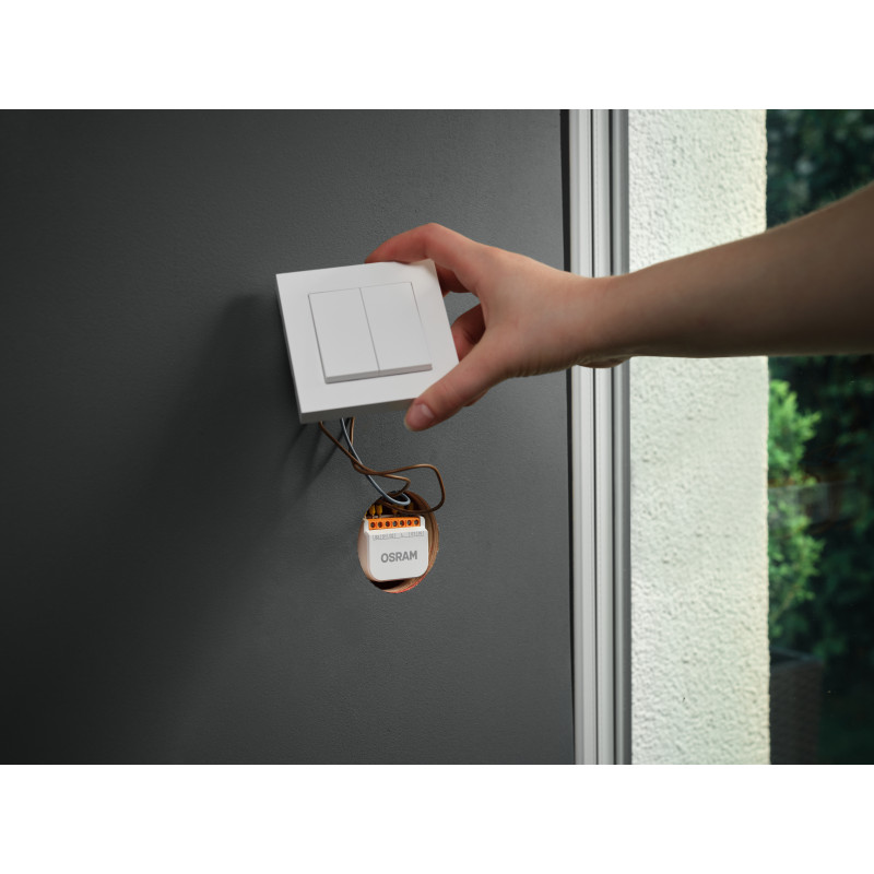 Osram SMART+ WiFi 2 kanalų jungiklio modulis, baltas