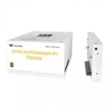 Thermaltake Dockpower FI 750W kompiuterio maitinimo šaltinis, 80 PLUS Gold, modulinis, baltas